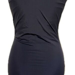 Elegant Black Sleeveless Shape Wear